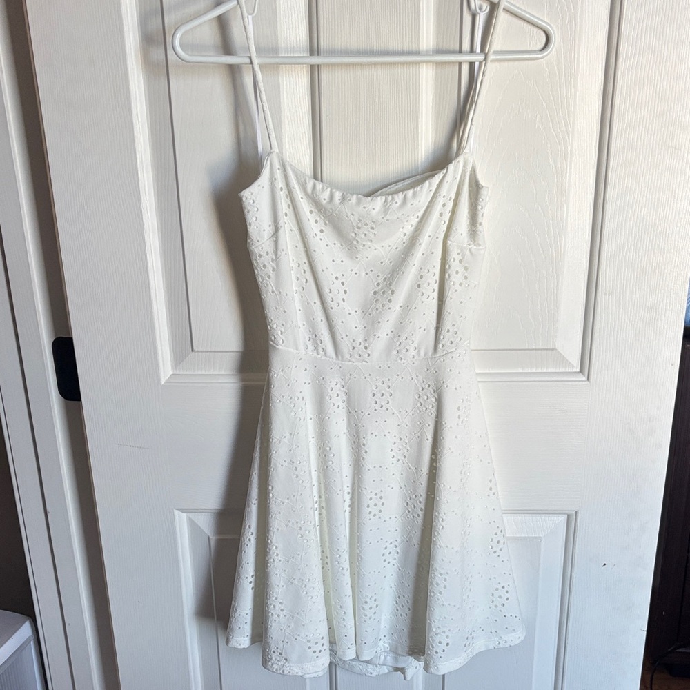 NWT Windsor White Eyelet Mini Dress
